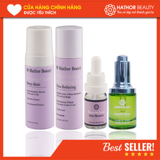 Bộ chăm sóc da mụn tại nhà masterfay - hathor beauty