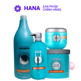 Dầu gội hấp ủ L'oreal Hair Spa Deep Nourishing suôn mượt tóc khô và thư giản da đầu