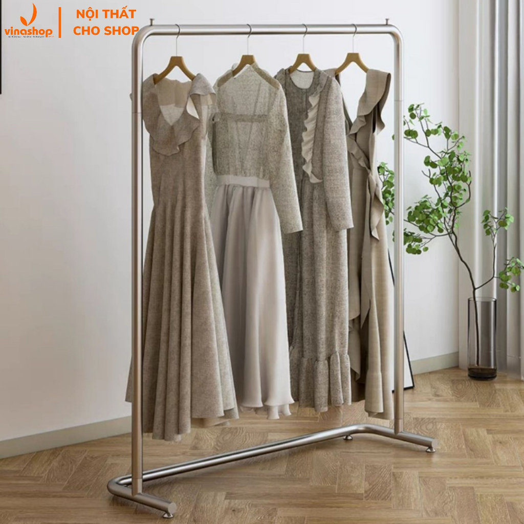 Mua Sào, giá treo quần áo inox 304 không ri sét cao 1m5, có bánh xe ...