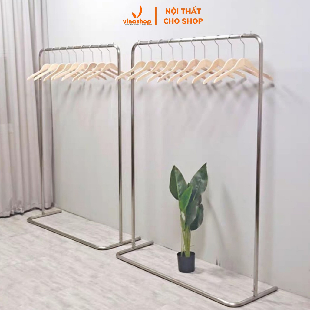 Mua Sào, giá treo quần áo inox 304 không ri sét cao 1m5, có bánh xe ...