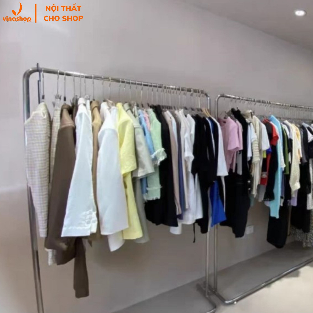 Mua Sào, giá treo quần áo inox 304 không ri sét cao 1m5, có bánh xe ...
