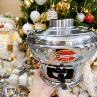 Nồi lẩu cù lao - lẩu tha - lẩu cồn inox