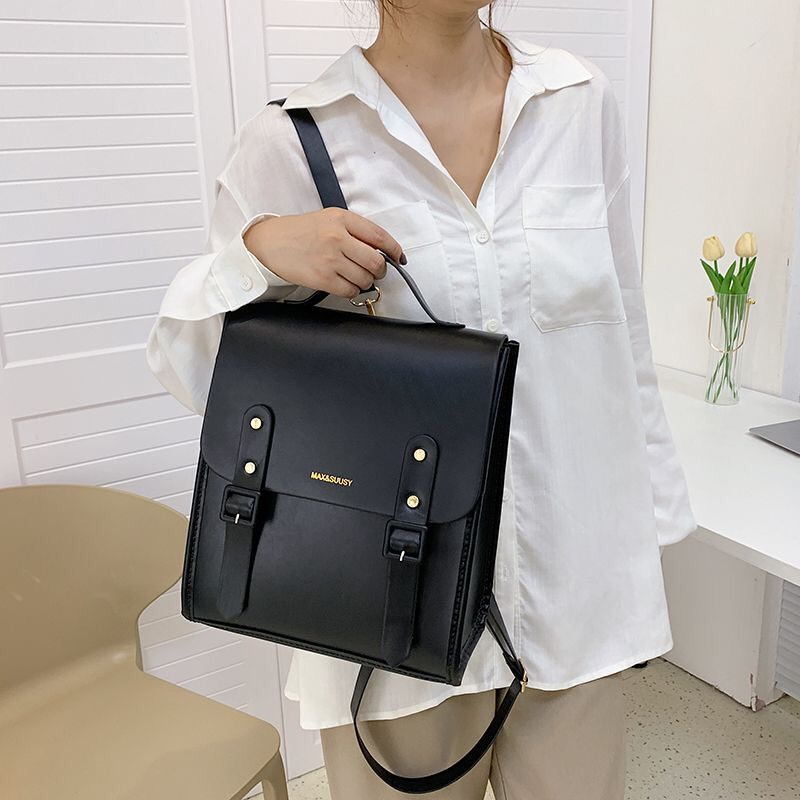 (HN71) ❤️Hàng Thủ Công ❤️ Balo Học Sinh Da PU Phong Cách Retro Trẻ Trung Cá Tính Dễ Phối Đồ ❤️ Balo Thời Trang