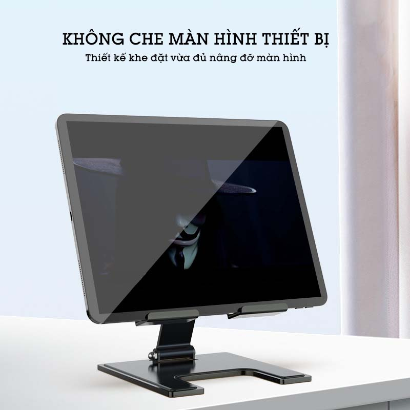 Giá Đỡ iPad Máy Tính Bảng T17 - Đế Tản Nhiệt Kê  TABLE Hợp Kim Chắc Chắn - JOYTEK