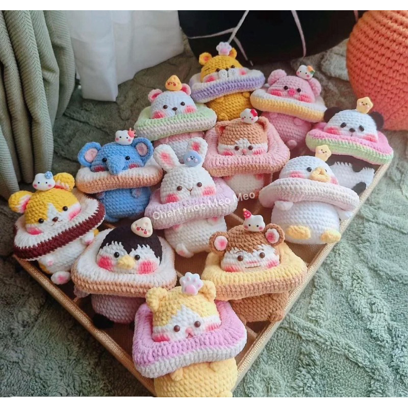 Gấu bông sandwich handmade