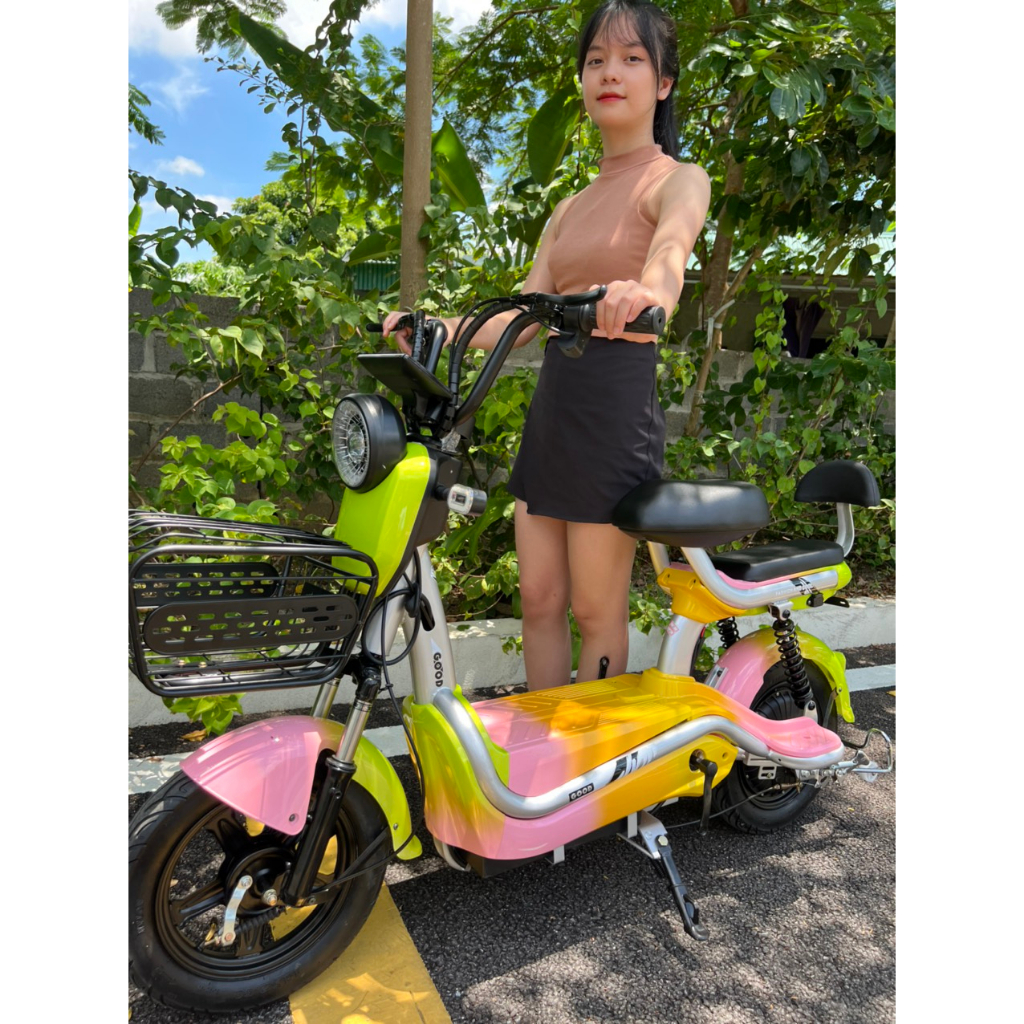 Xe điện AHBIKE hotgril New beer- a hìu Q7 - LẮP ĐẶT GIAO HÀNG TẬN NHÀ