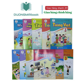 Sách - trọn bộ sách giáo khoa lớp 3 - 12 cuốn - cánh diều