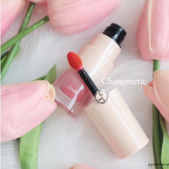 Má hồng dạng kem màu 30-cam đào ,GIORGIO ARMANI 2 in 1 làm son + má