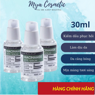 Serum Niacinamide 20%, Tinh chất dưỡng trắng Derma Factory 30ml dưỡng ẩm, làm dịu, nâng tông nhẹ nhàng