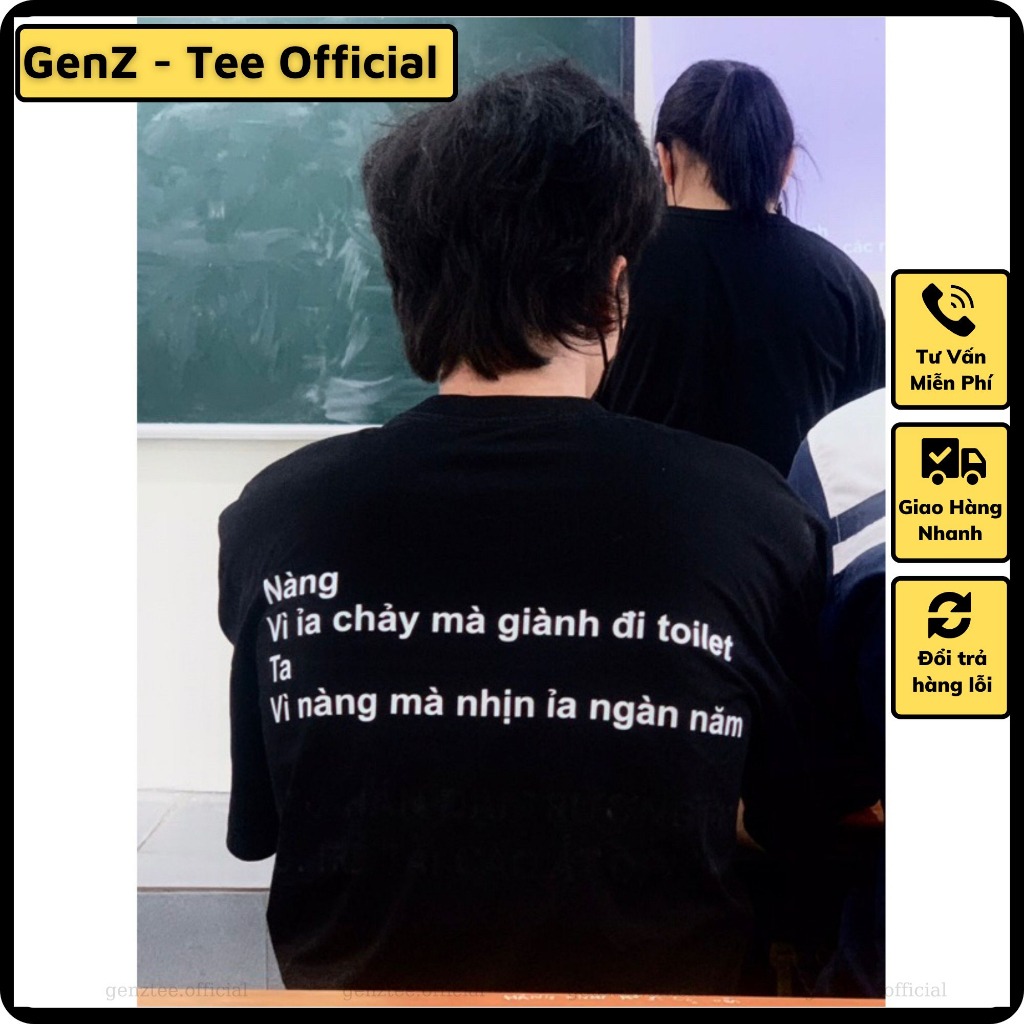 Áo thun Ỉ*a Chảy, phong cách trẻ trung năng động form rộng nam nữ đủ size