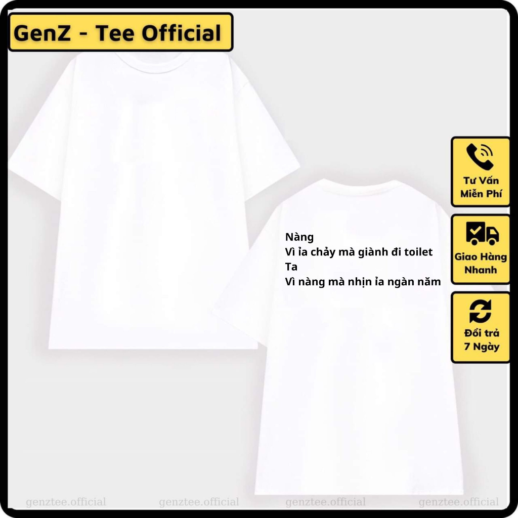 Áo thun Ỉ*a Chảy, phong cách trẻ trung năng động form rộng nam nữ đủ size