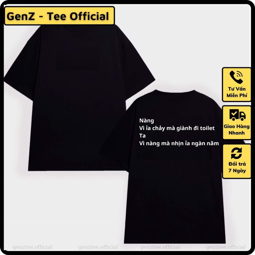 Áo thun Ỉ*a Chảy, phong cách trẻ trung năng động form rộng nam nữ đủ size