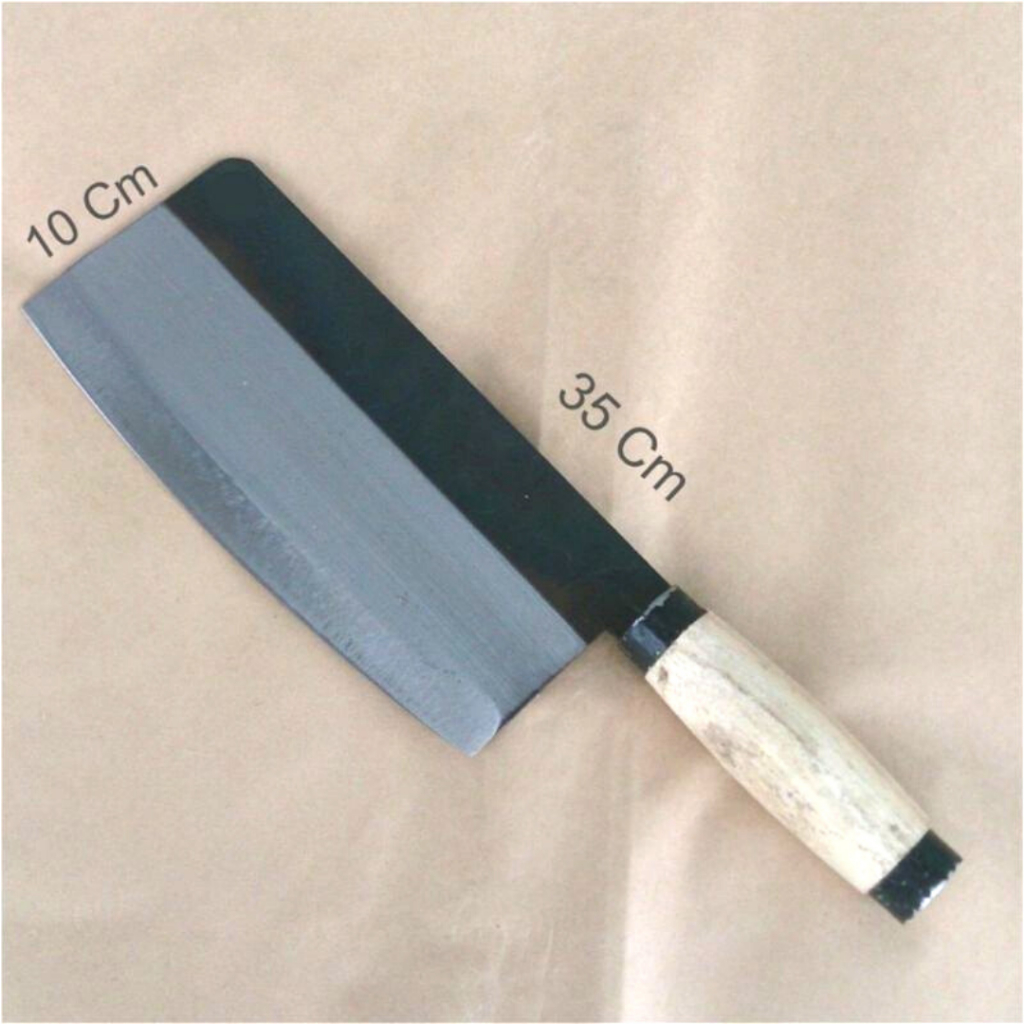 Dao chặt xương rèn từ thép lưỡi dao bén, bền chắc, chuyên chặt xương, chặt gà, chặt cây