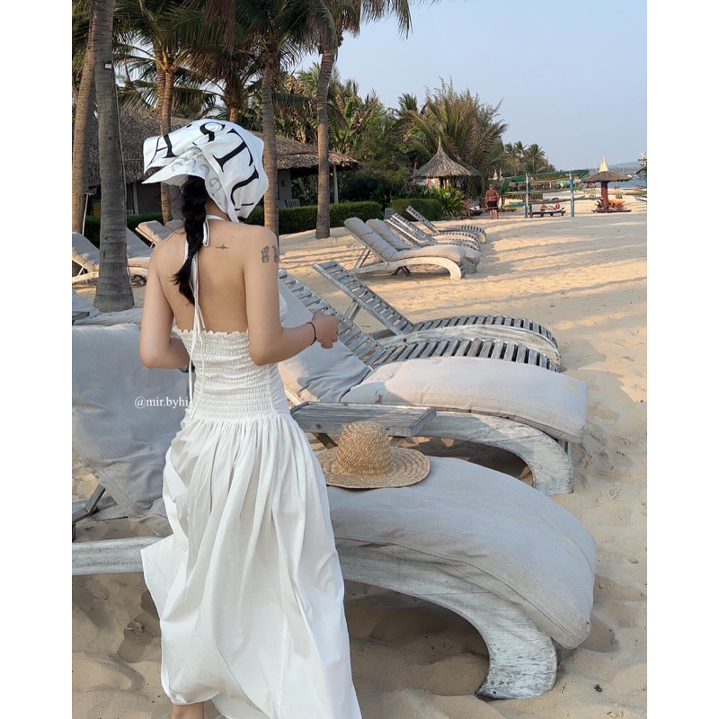 Đầm yếm cột dây mockin sau | MOCIN DRESS | mir.byhi