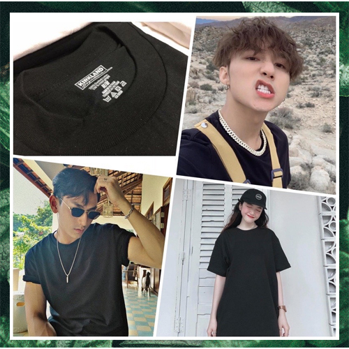Áo Phông Mỹ Unisex Nam nữ 100% Cotton / Trắng Đen / KirkLand/ Áo thun trơn