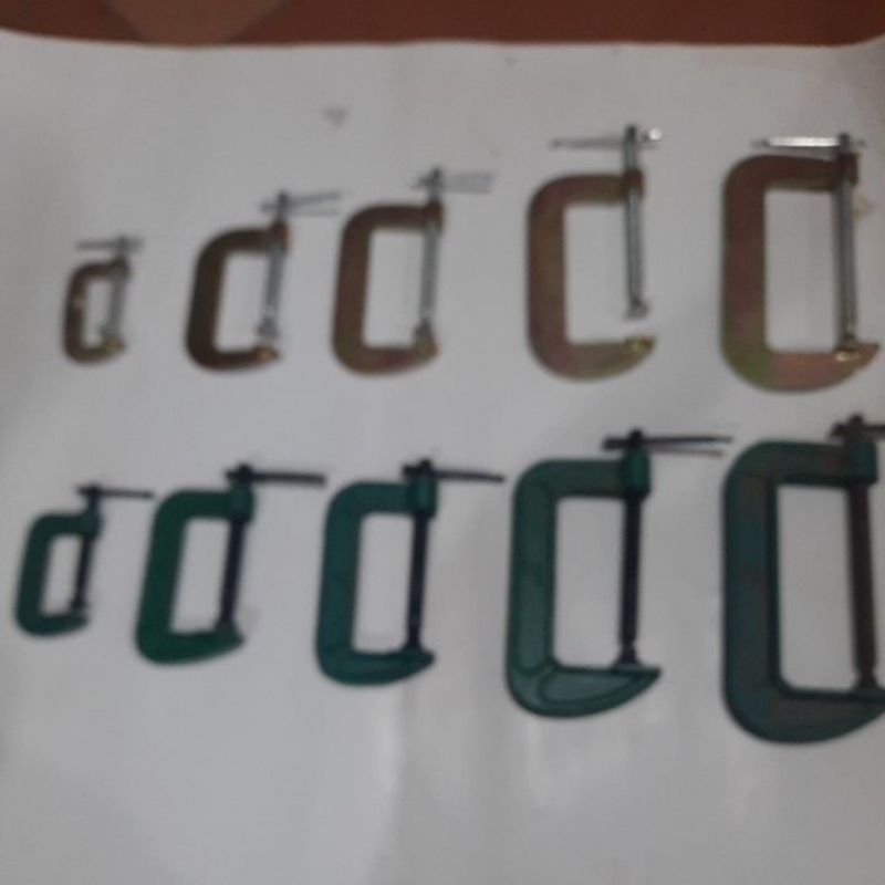 VAM , CẢO CHỮ C KẸP GỖ ( ĐỦ SỐ 2 - 6)