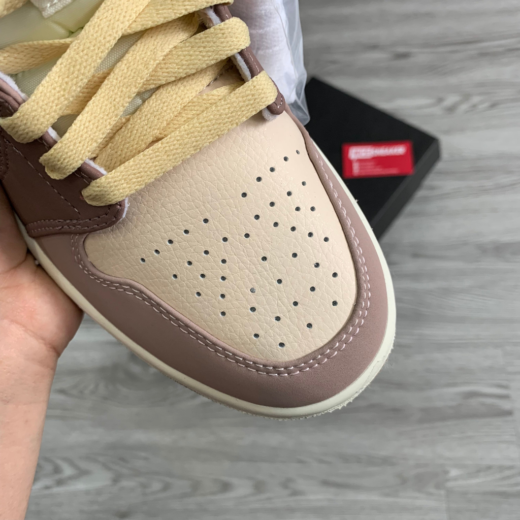 Giày Thể Thao JOrdan 1 Mid Dark Pony Smoky Mauve, Giày Sneaker Jd1 Hồng Full Box - NICE SNEAKER | Chất lượng siêu cấp.
