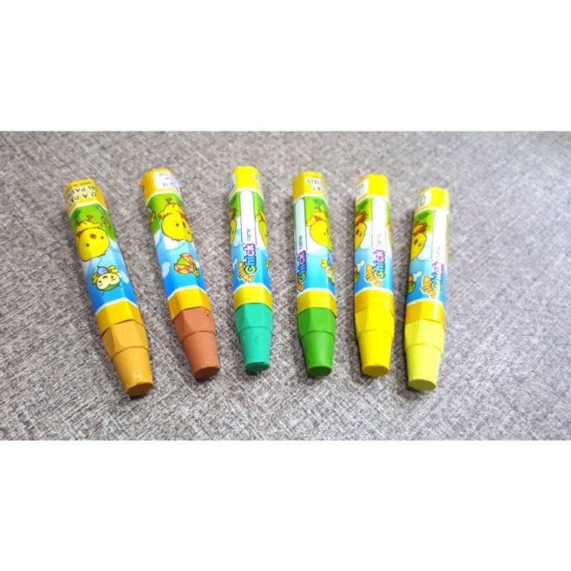 Hộp 12/18/24/36/42 màu sáp dầu cao cấp con gà Hàn Quốc