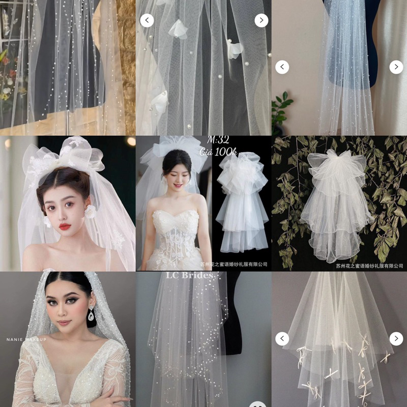 Voan cô dâu giá xưởng