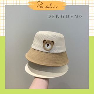 Mũ nón bucket chống nắng hóa tiết gấu nâu dễ thương hottrend cho bé