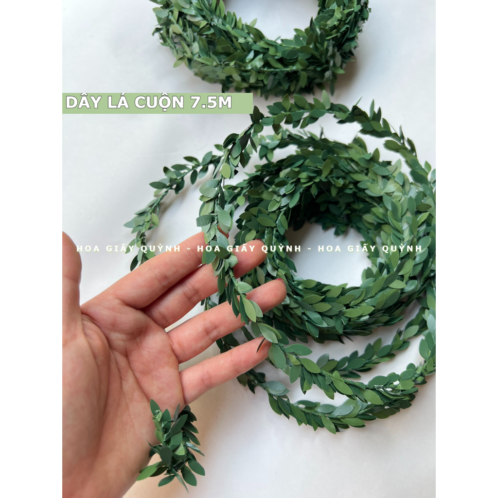 DÂY LÁ TRANG TRÍ - cuộn 7.5m