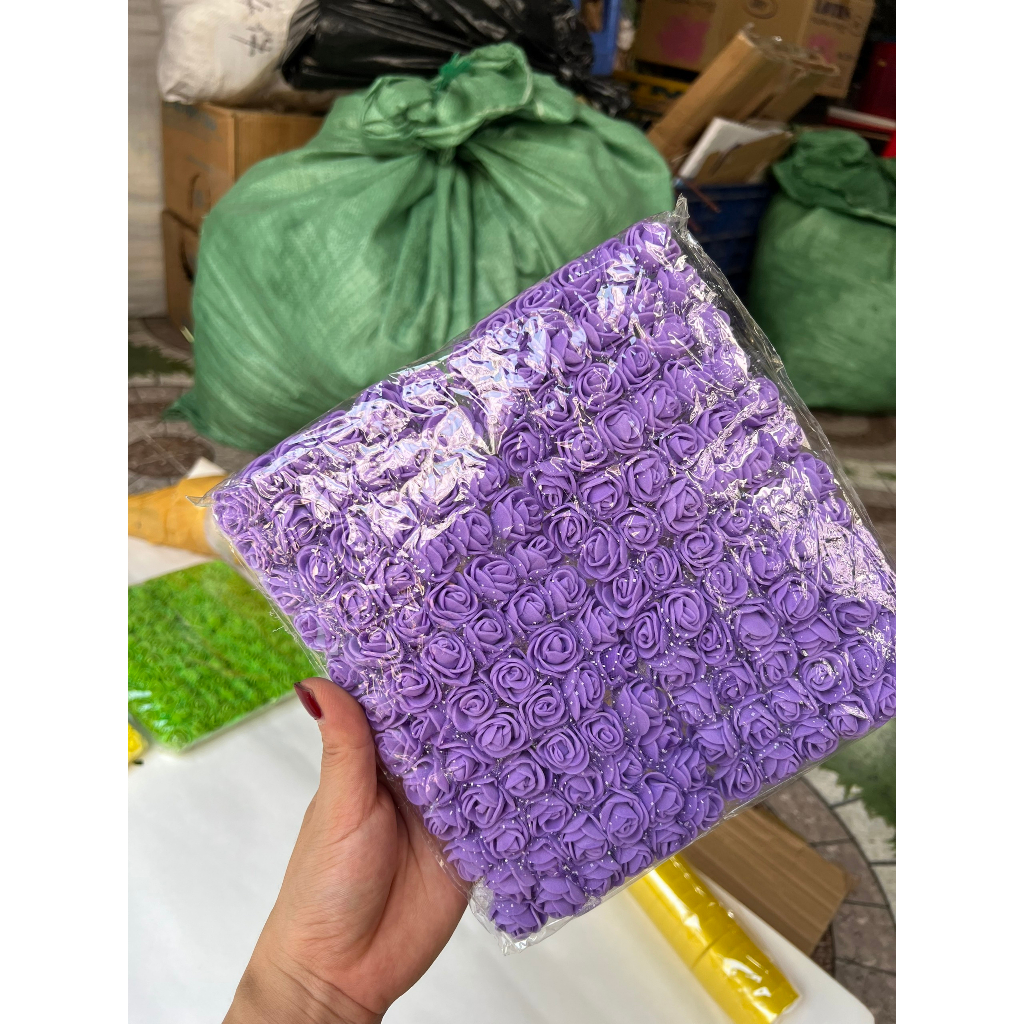 Gói 144 hoa xốp nhí 2cm