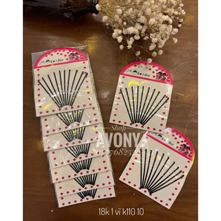 1 set kẹp tăm, kẹp xẹt mái, ghim tóc loại dài