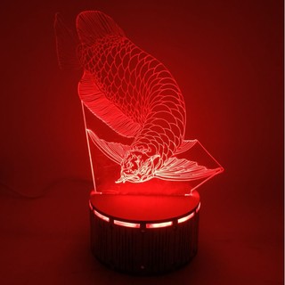 Đèn Ngủ 3D Led - Cá Rồng