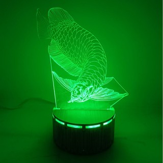 Đèn Ngủ 3D Led - Cá Rồng