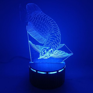 Đèn Ngủ 3D Led - Cá Rồng