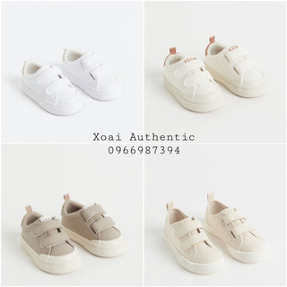 Giày sneaker trắng, giày thời trang cho bé HM auth
