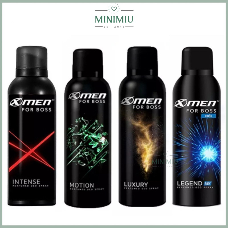 Xịt khử mùi X-MEN For Boss Body/Xịt thơm toàn thân XMen for Boss cho nam 150ml