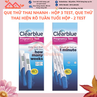 Que thử thai điện tử cho kết quả nhanh trong vòng 1phút Clearblue Pregnancy test