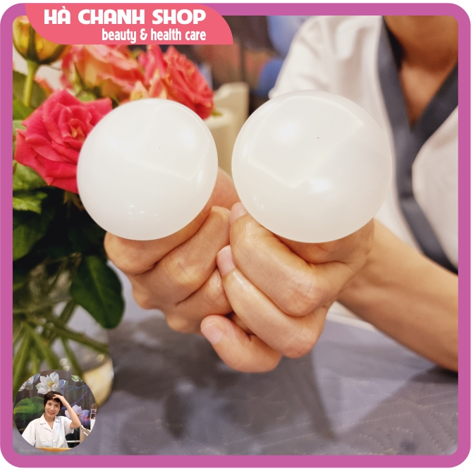 Nấm Đá Guasha Nấm Massage Mặt Bằng Đá Màu Trắng Đẹp Mát Xa Mặt Chăm Sóc Da Làm Đẹp Dưỡng Sinh