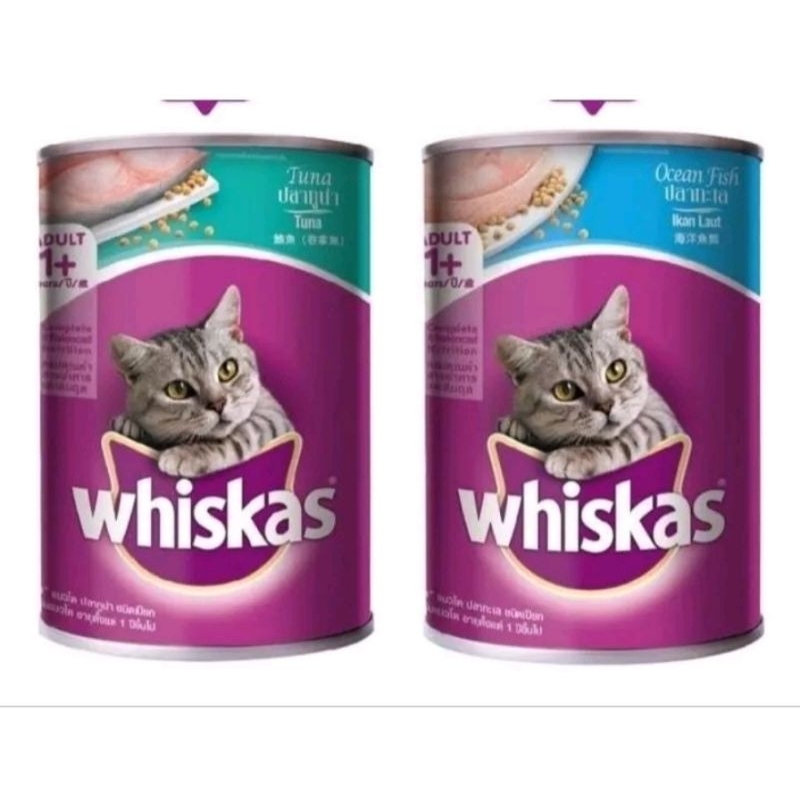 Pate Whiskas lon cho mèo siêu tiết kiệm 400g