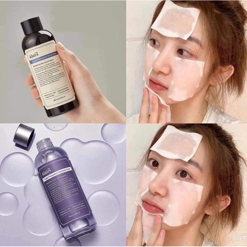 Nước Hoa Hồng Dưỡng Ẩm Dear Klairs Supple Preparation Toner 180ml