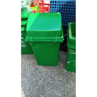Thùng rác 90 lít nắp hở ( có bánh xe và không bánh xe)