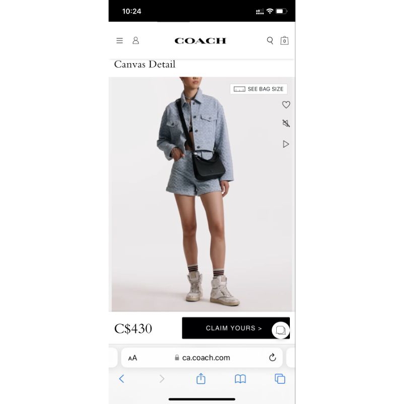 Túi Coach Dáng HoBo