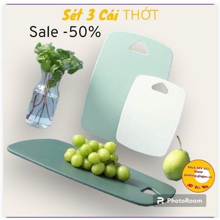 Thớt nhựa kháng khuẩn 5d , sét 3 cái , hàng việt nam.