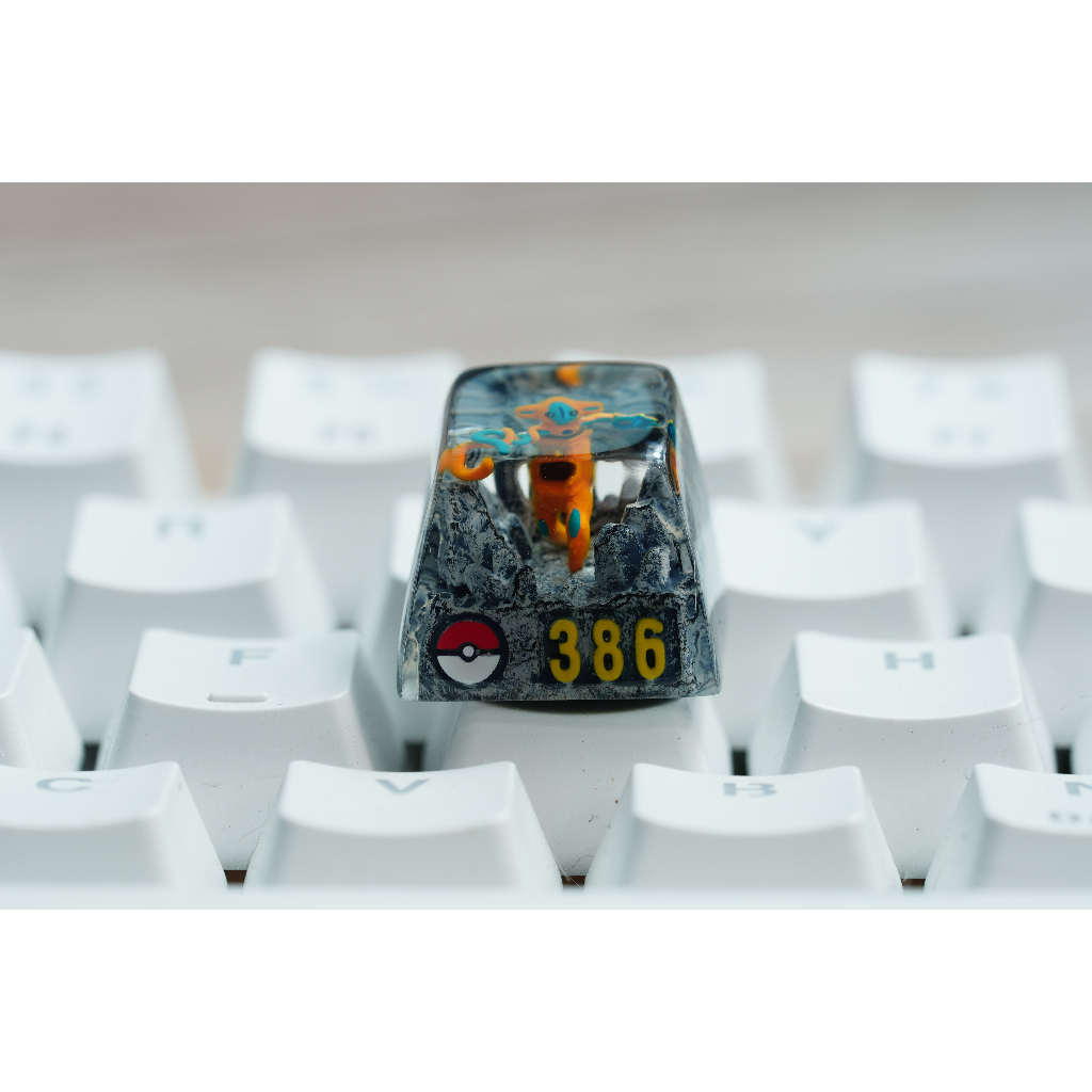 Deoxys Keycap resin pokemon - nút bàn phím cơ - artisan