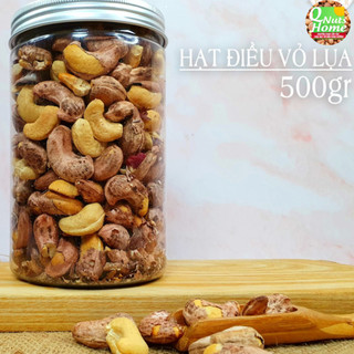 HẠT ĐIỀU CỒ RANG MUỐI VỎ LỤA QNUTS HOME (LOẠI I) 500g và 250g giao hỏa tốc siêu rẻ
