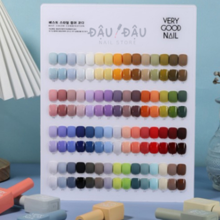 Bảng màu Sơn gel Very Good Nail 60 màu lẻ chiếc cực sang trọng, decor trang trí tiệm cực đẹp