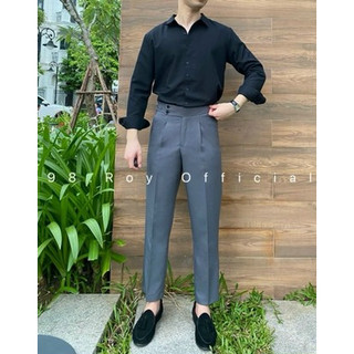 Quần âu Sidetab dáng baggy chất liệu vải lạnh cao cấp