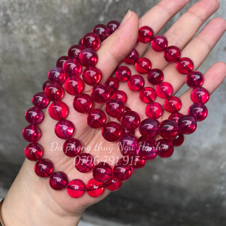 Vòng tay, lắc tay đá Ruby ngôi sao siêu đẹp - Có kiểm định