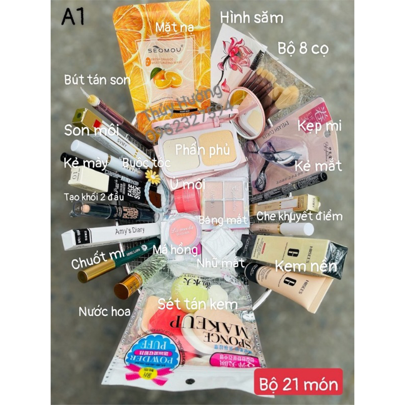 Bộ Trang Điểm Đầy Đủ Bộ Makeup/Trang Điểm Cá Nhân /Trang Điểm Đi Tiệc Ảnh Thật Shop Tự Chụp