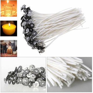 Bấc làm nến cotton bấm sẵn, tim nến cotton bấm sẵn, không khói làm nến