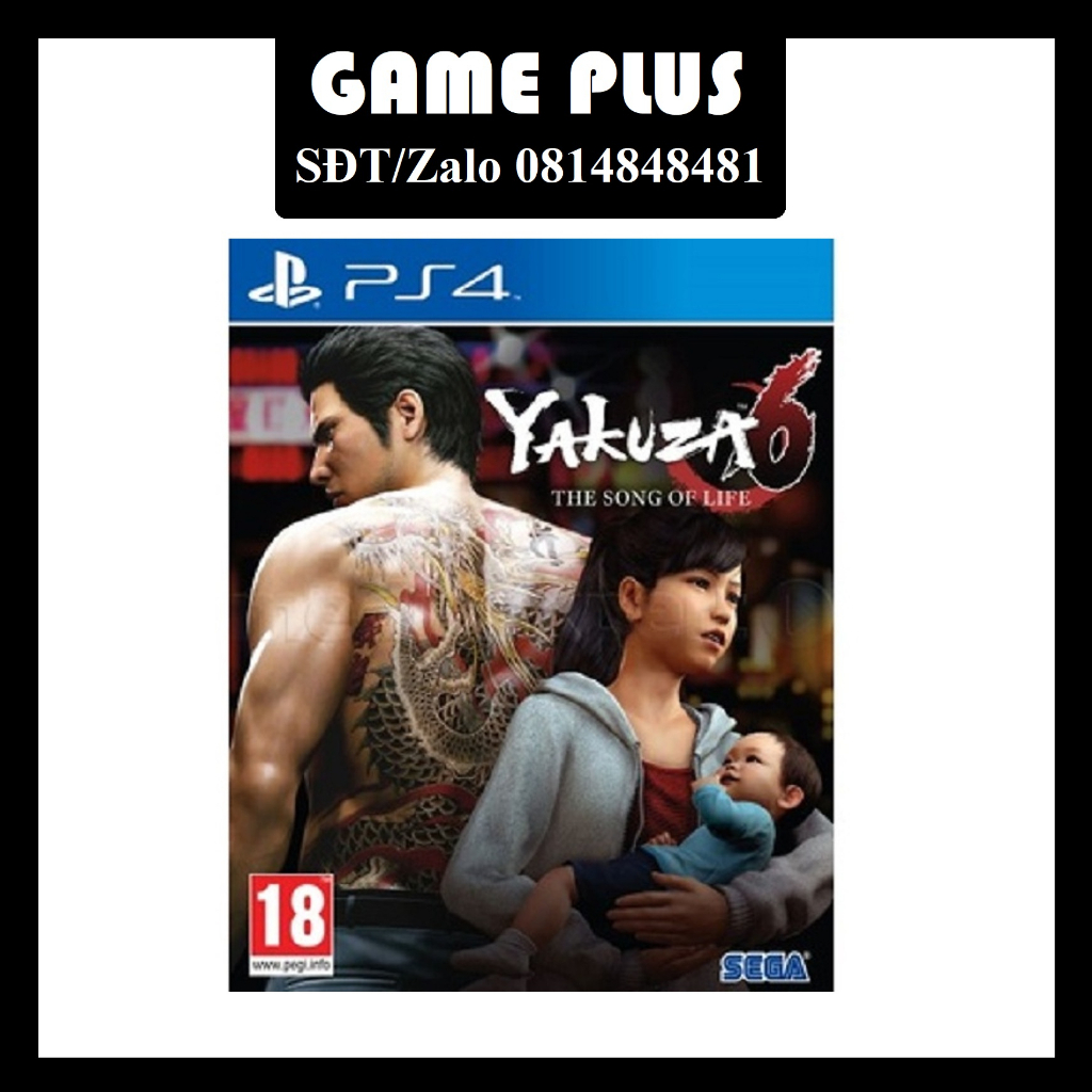 Đĩa Game 2ND Yakuza 6 The Song Of Life Artbook Edition cho máy PS4 PS5