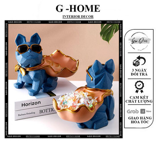 [Gạo Decor] - Decor Chó Siêu Nhân - Khay đựng hoa quả, bánh kẹo, đồ cá nhân