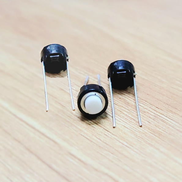 3 công tắc nút nhấn mini tròn 6*6*5 2 chân