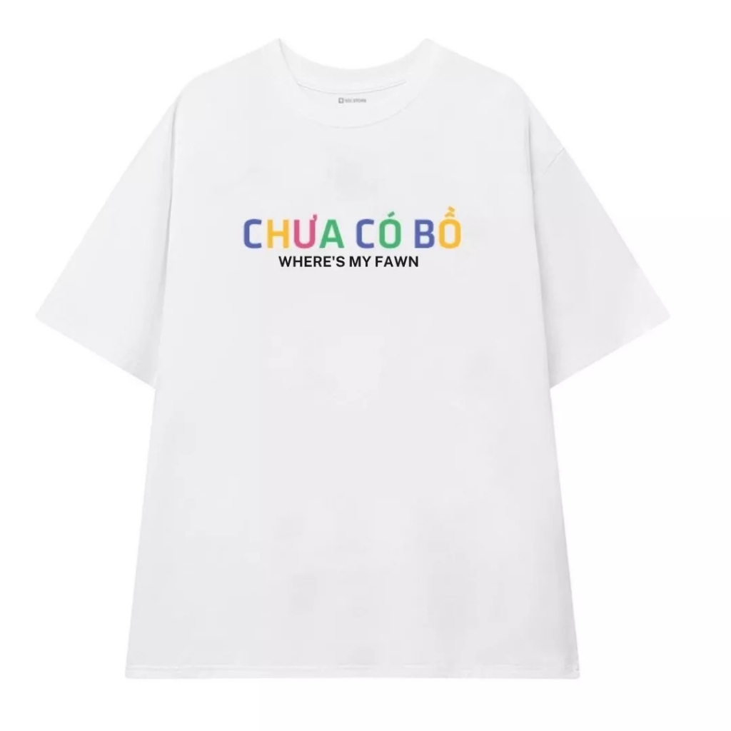 Áo thun tay lỡ unisex ĐÃ-CHƯA CÓ BỒ LUXA, Áo phông nam nữ form rộng ulzzang ATL01